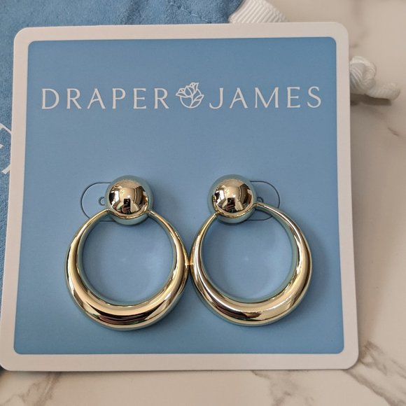 Draper James Jewelry - Draper James Gold Doorknocker Earrings